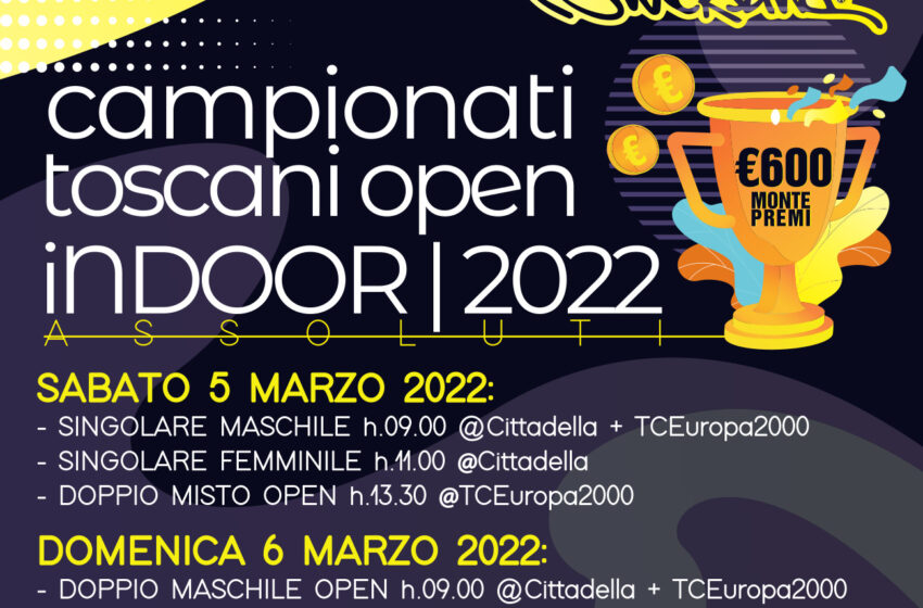  Campionati Toscani Open Indoor 2022