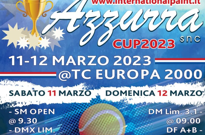  11-12 Marzo 2023 “Azzurra Cup 2023”
